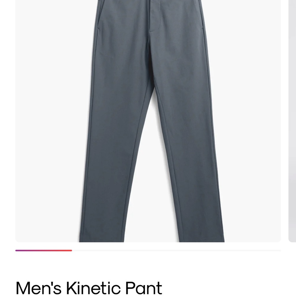 Ministry of Supply Gray Chinos with Performance Fabric